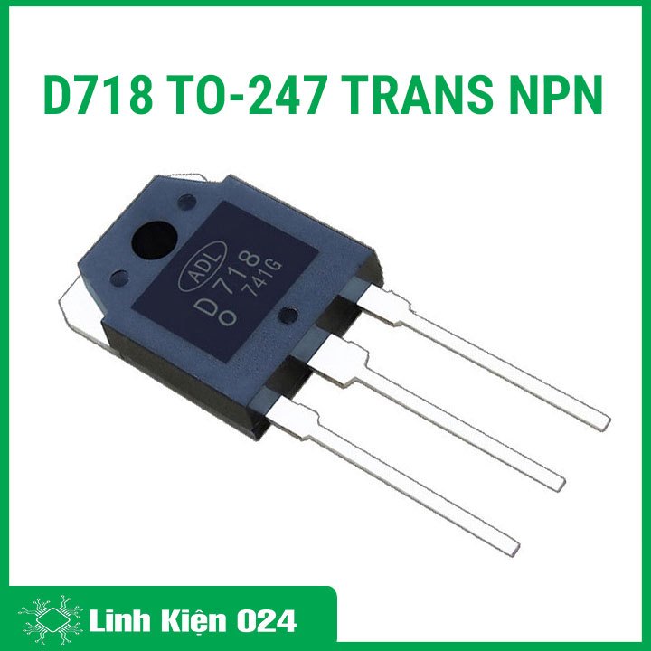 Sản phẩm D718 TO-247 TRANS NPN 8A 120V