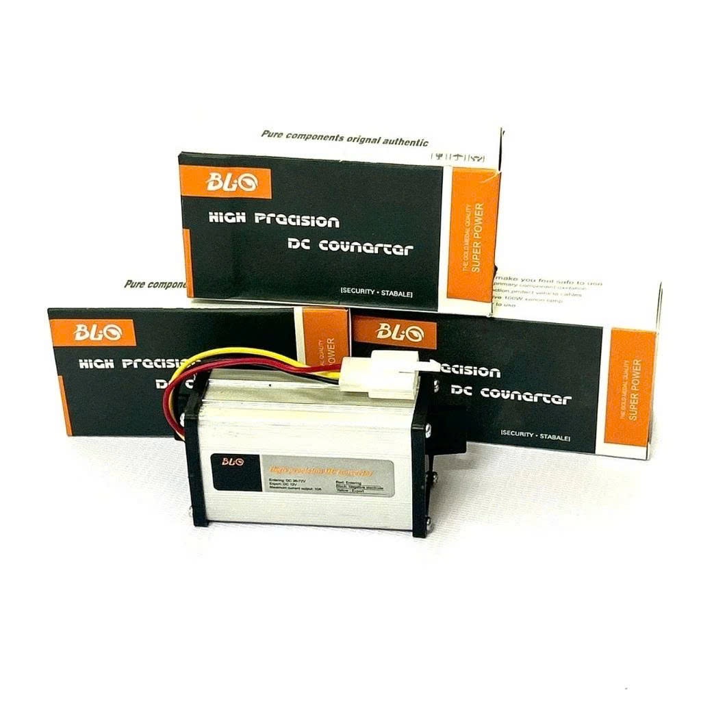 Bộ Chuyển Đổi Nguồn Điện DC 36V 48V 60V 72V Sang 12V 10 / 15 / 20A 180W DC xe điện