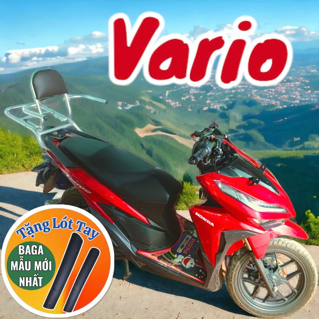 (Tặng lót tay) Baga phượt xe click, Nozza , Janus, Attila Elizabeth,Mio 125, air blade 2010-2018
