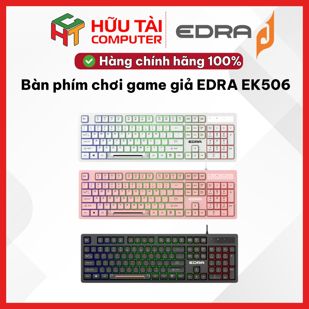 Bàn phím chơi game giả EDRA EK506