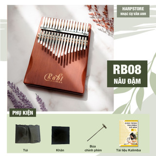 (TẶNG HD CHƠI) Đàn Kalimba 17 Phím RABI Siêu Cute