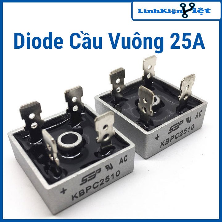 DIODE CẦU VUÔNG 25A KBPC2510