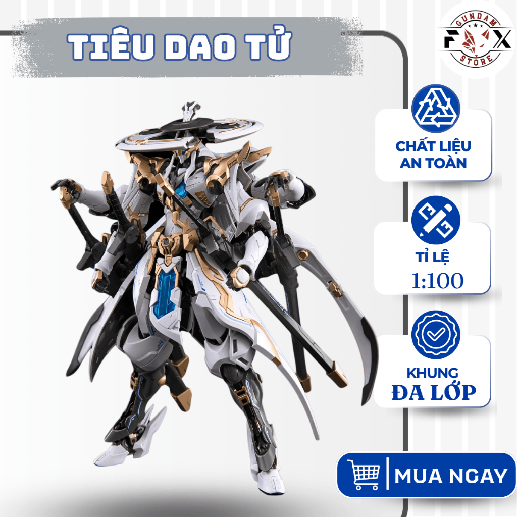 Mô hình, Đồ chơi lắp ráp Tiêu Dao Tử Xiao Yao Zi 1/100 Khung xương kim loại – Fox Gundam Store