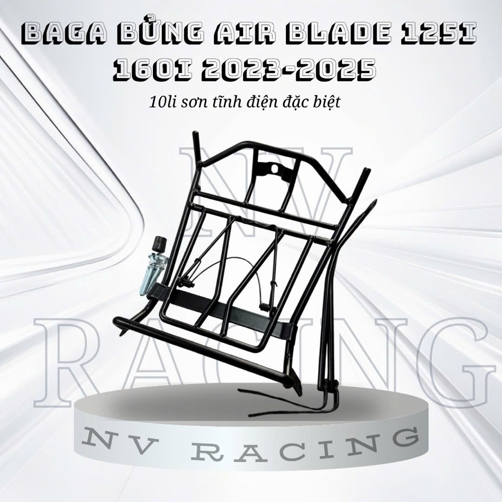 Baga AB 160-150-125 AirBlade 2020-2025 Sơn Đen 10Li Đặc Biệt ( Bắt yên và bắt chân )