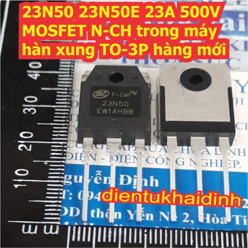 23N50 23N50E 23A 500V MOSFET trong máy hàn xung N-CH TO-3P hàng mới kde7742