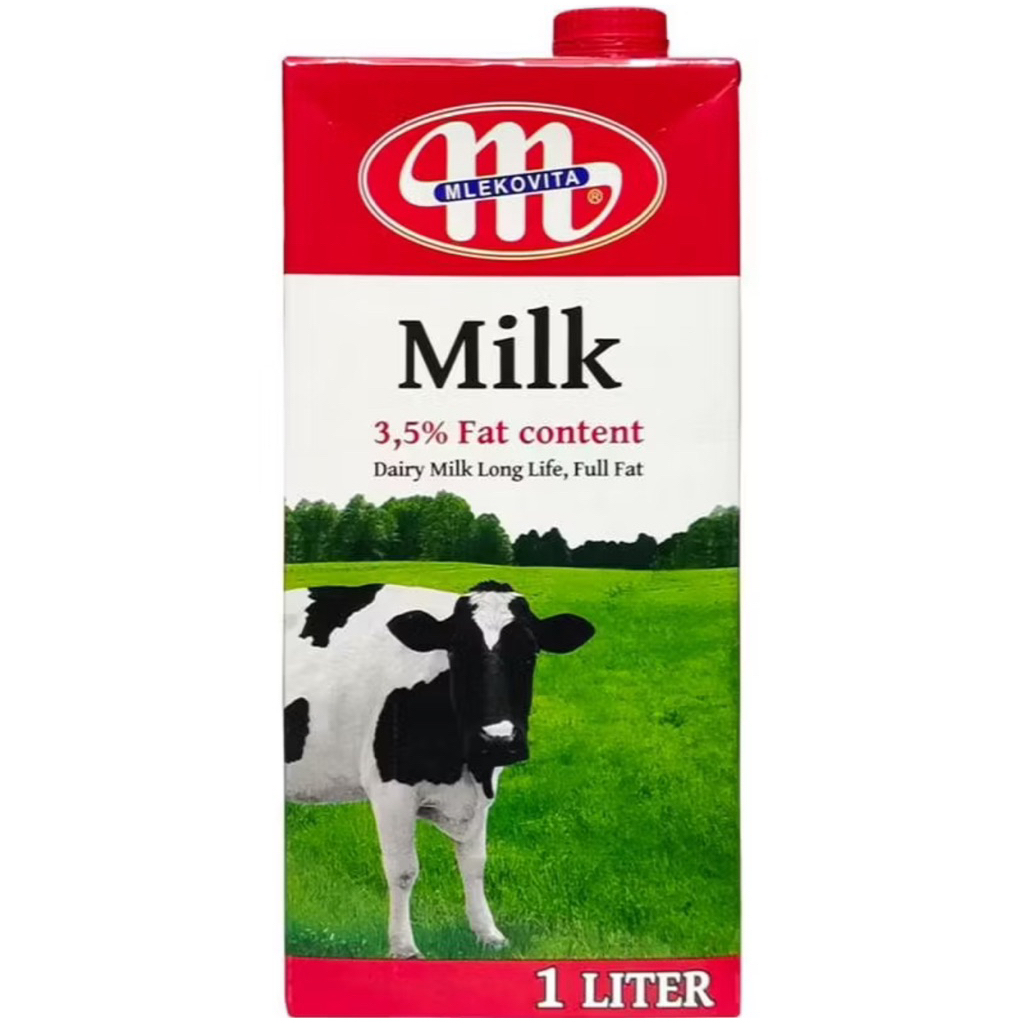 Sữa Ba Lan Sữa MLEKOVITA Sữa Tươi Nguyên Kem - 1Lít - Sữa Nhập Khẩu
