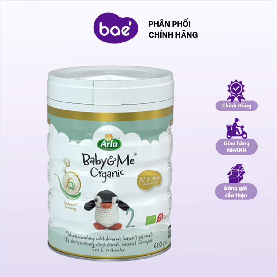 Sữa Arla Baby&Me HMO 800gr , Sữa Arla Baby&Me Organic A2 600gr số 1, 2, 3 - Bae Center