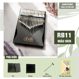 (TẶNG HD CHƠI) Đàn Kalimba 17 Phím RABI Siêu Cute