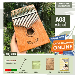 (TẶNG KHÓA KALIMBA ONLINE) Đàn Kalimba ARES nhập khẩu cực đẹp