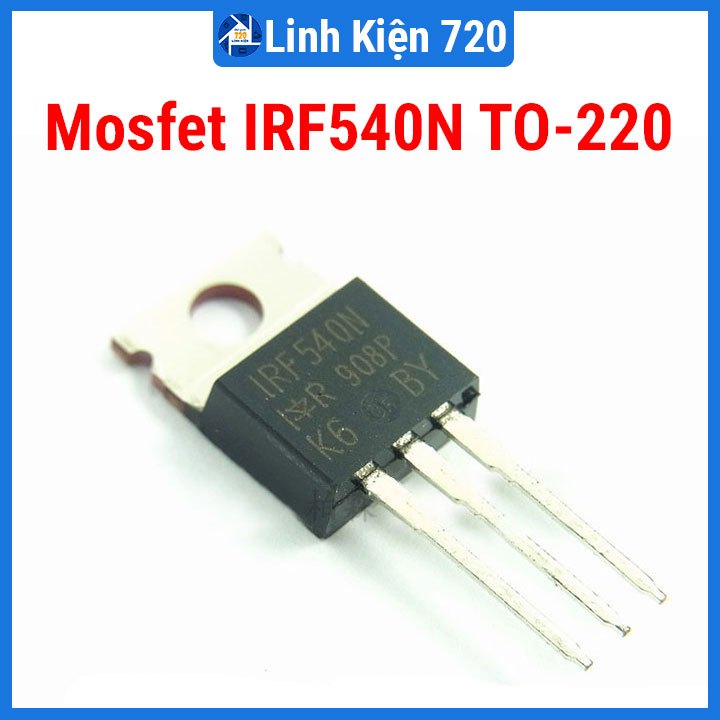 IC chức năng mosfet IRF540N kiểu chân TO-220 33A 100V N-CH