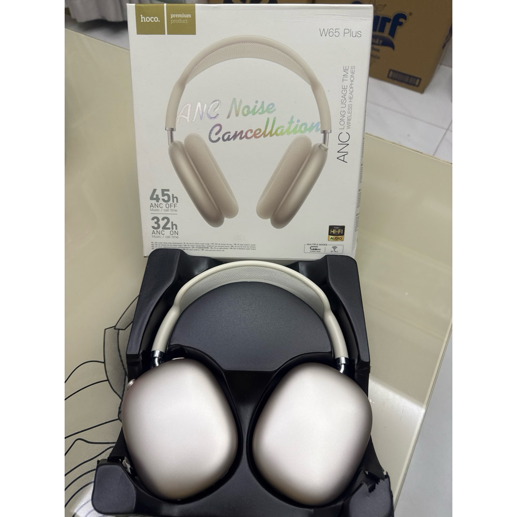 * Tai nghe không dây Hoco W65 Plus ANC