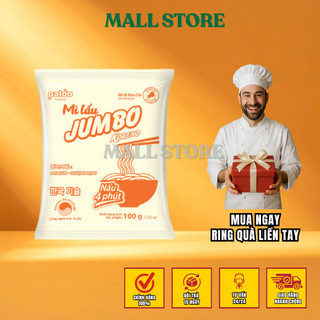 MÌ LẨU KORENO JUMBO ( 80 Gói )  – VỊ KIM CHI & BÒ CAY – GÓI 100G – MÌ HÀN QUỐC CHÍNH HÃNG