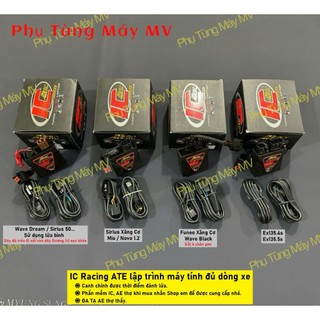 IC lập trình ATE Racing mẫu New dành cho xe máy Wave Dream. Sirius 50. Funeo. Wave Black. Ex135