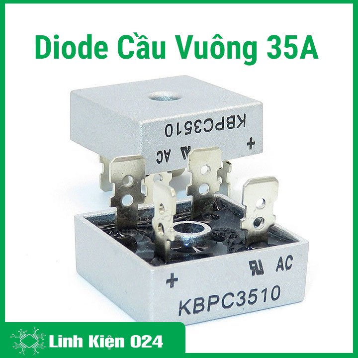 Diode Cầu VUÔNG 35A KBPC3510