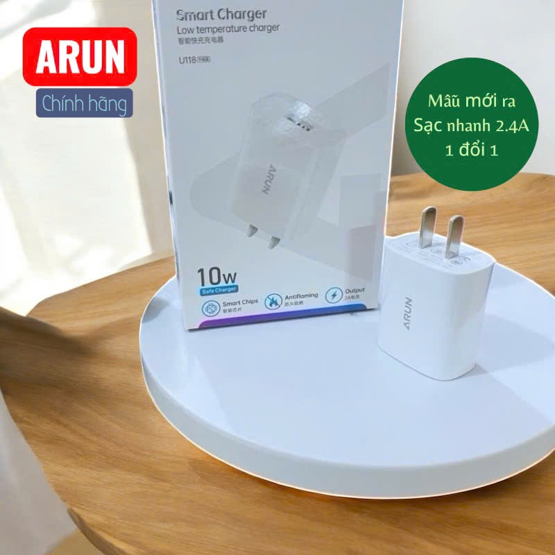 Củ Sạc Nhanh ARUN U118 10W giá gốc