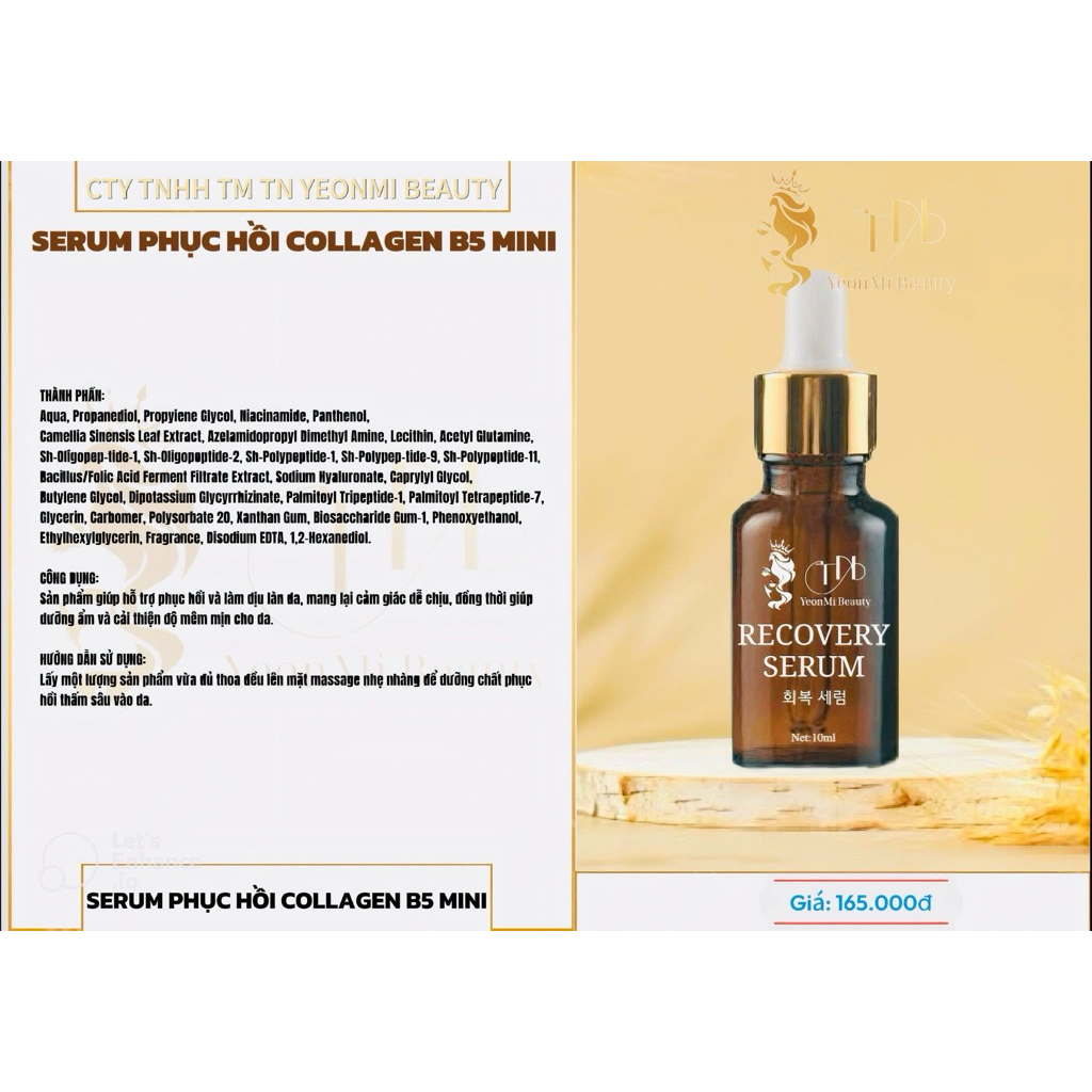 Serum phục hồi B5 size mini