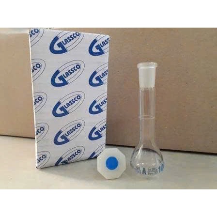 Bình định mức trắng loại A nắp nhựa Glassco 10ml