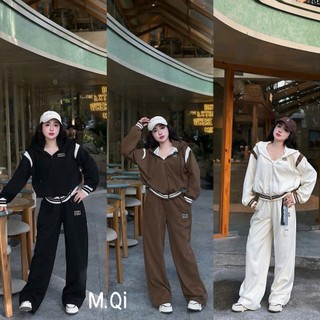  set đồ nữ sang chảnh,đồ bộ nữ đồ mặc nhà MẪU MỚI RA MẮT bộ nỉ miu 2 da viền bo khóa kéo hot bh82 
