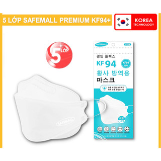 [Top Value] Combo 100 Khẩu Trang 5 Lớp KF94 SafeMall Premium cao cấp - Lọc Bụi Siêu Mịn, Chống Tia UV 99.9%