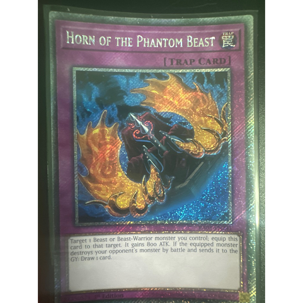 bài yugioh: horn of the phantom beast
