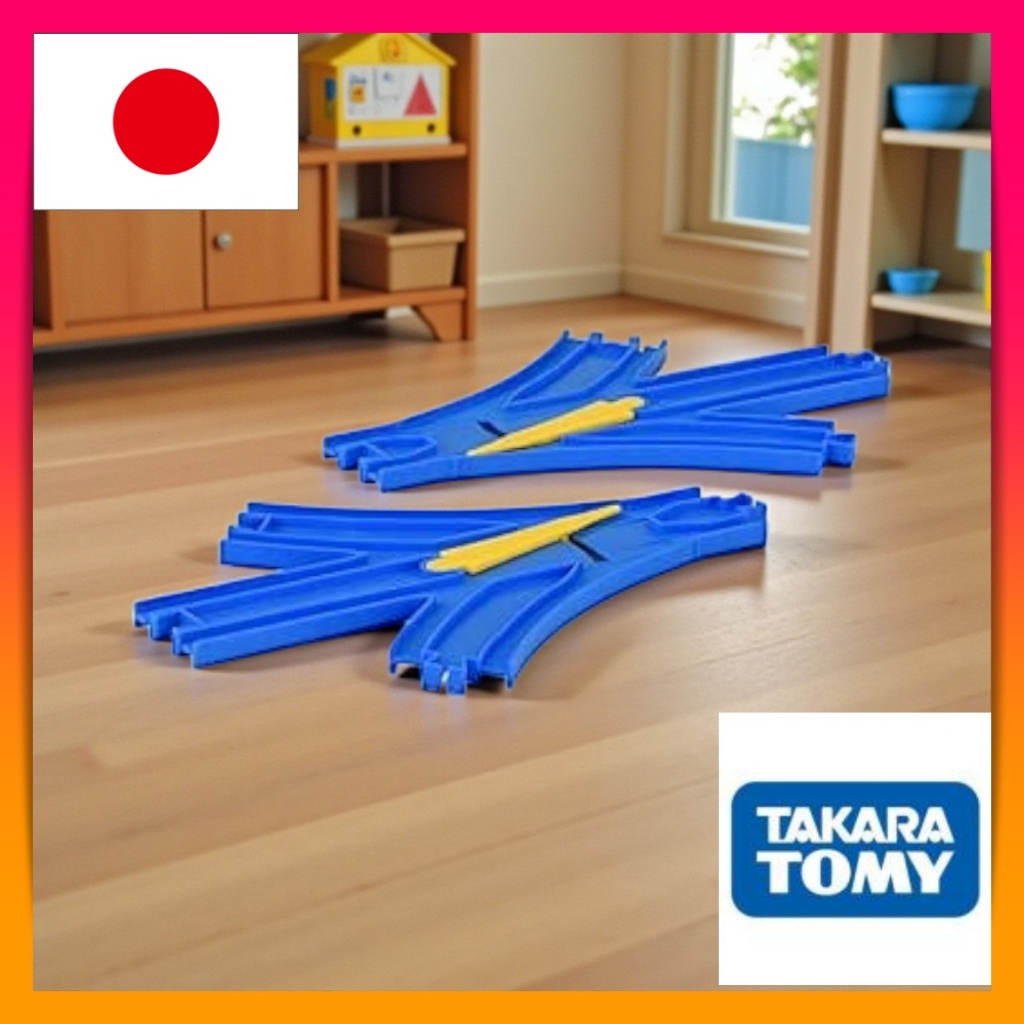 TAKARA TOMY Plarail R-17 Three-Way Rail Connector Track Toy for Kids 3 Years and Up
