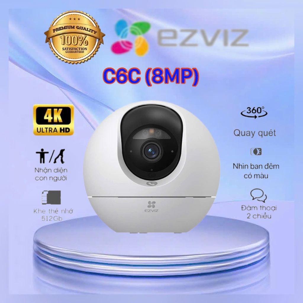 Camera Wifi thông minh EZVIZ C6C 4K/8MP