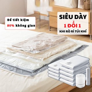 COMBO Túi Hút Chân Không Đa Năng  - Đựng Quần Áo, Chăn Gối, PA-PE Dày Dặn, Tái Sử Dụng