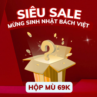  Hộp mù sách mừng sinh nhật Bách Việt - Kỉ niệm 19 năm thành lập  độc quyền trên Livestream  