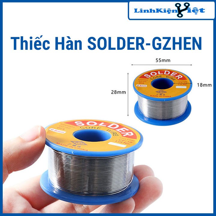 Thiếc Hàn SOLDER-GZHEN 0.8mm-100g