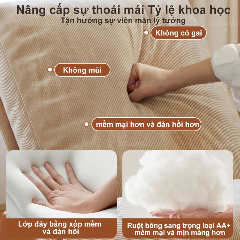 XUXU ghế bập bênh thư giãn gấp gọn hiện đại có bàn đạp Phù Hợp Phòng Khách Đọc Sách Làm Việc | BigBuy360 - bigbuy360.vn