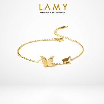 Vòng tay LAMY Pave Butterfly Unity Bracelet Gold 2015