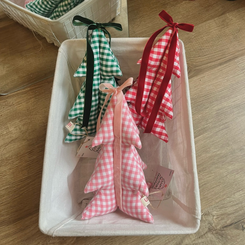 Christmas Gift Box - Cây thông Noel nhồi bông - Hộp quà tặng Giáng Sinh đáng yêu, dễ thương, decor, 