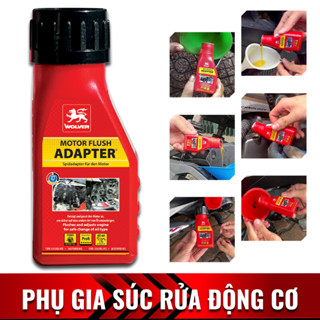  Phụ gia nhớt Wolver Adapter 60mL - Phụ gia Wolver súc động cơ xe máy 60mL GWADAPTER03 