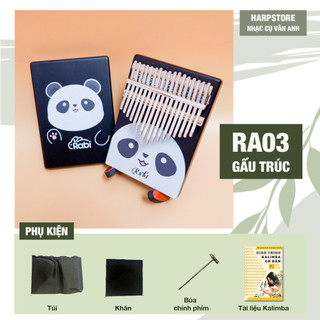 (TẶNG HD CHƠI) Đàn Kalimba 17 Phím RABI Cao Cấp