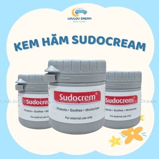 Kem hăm Sudocrem hỗ trợ ngừa giảm hăm, mẩn đỏ, ngứa cho bé 60g