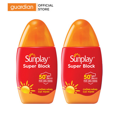 Combo 2 Sữa chống nắng cực mạnh Sunplay Super Block 30g