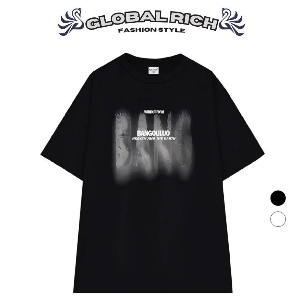 Áo Thun Global Rich Premium Tee Nghệ Thuật Trừu Tượng Bangouluo Abstract Art