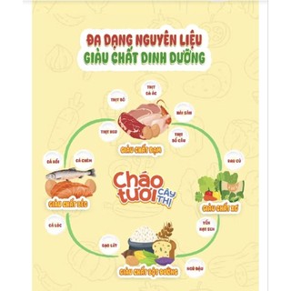 Cháo tươi Cây thị đủ 15 vị
