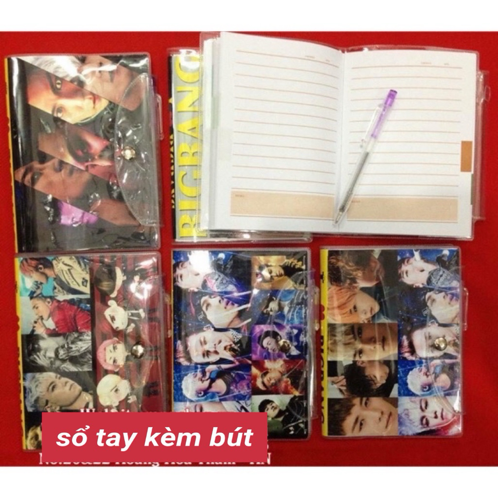Sổ kèm bút BIGBANG / sổ tay BigBang