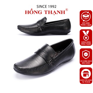  HỒNG THẠNH - Giày Lười Nam Da Bò Giày Mọi Nam Cao Cấp Êm Chân Đế Chống Trượt - 6911 