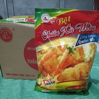 BÁN SỈ THÙNG 10 KG BỘT CHIÊN XÙ MÀU VÀNG,TRẮNG,NHÃN HIỆU TUẤN PHƯƠNG.