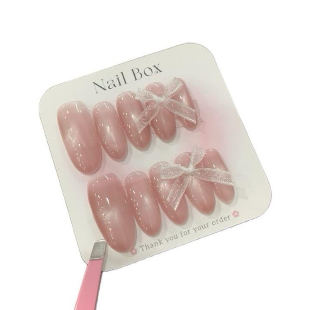 Nailbox 016 mắt mèo nơ ruy băng