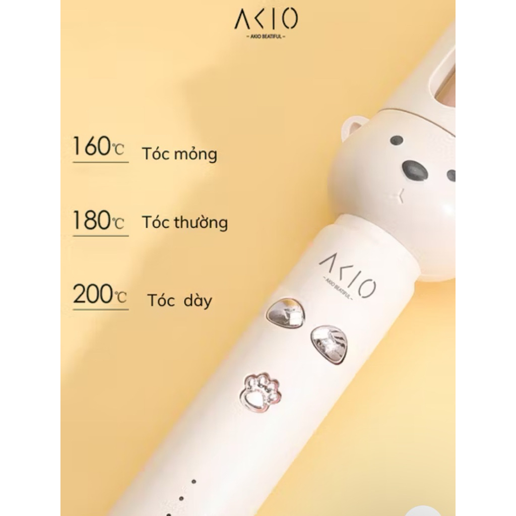 Pass máy uốn tóc tự động Akio