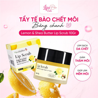 Tẩy tế bào chết môi bằng chanh giúp đôi môi căng mọng mềm mịn Lip Scrub Chính Hãng MeciHathor 10Gr