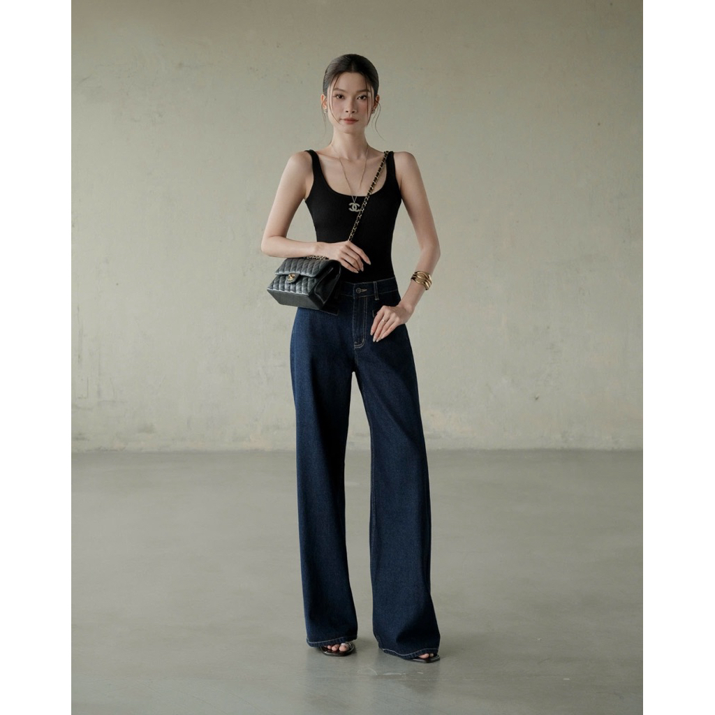 RUBIES Rae Top - Áo Dệt Kim Nữ 2 Dây Cổ U | BigBuy360 - bigbuy360.vn