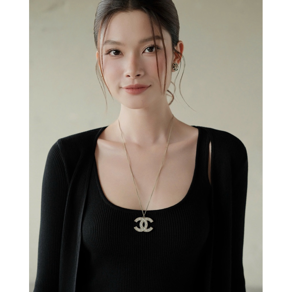 RUBIES Rae Top - Áo Dệt Kim Nữ 2 Dây Cổ U | BigBuy360 - bigbuy360.vn