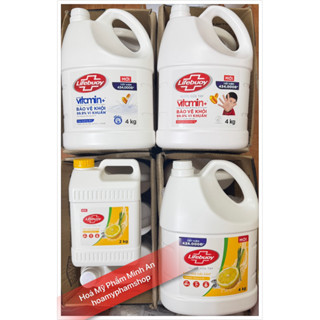  Nước rửa tay lifebuoy can 4KG 2 màu 