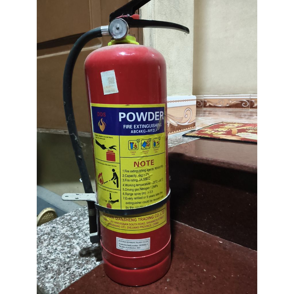 Bình bột chữa cháy abc 4kg cũ