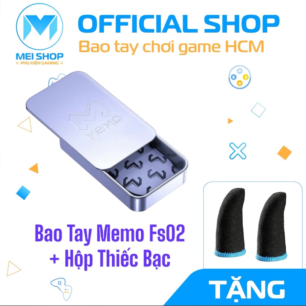 Bao tay chơi game MEMO FS02 V7 cao cấp chống mồ hôi tăng độ nhạy khi chơi game