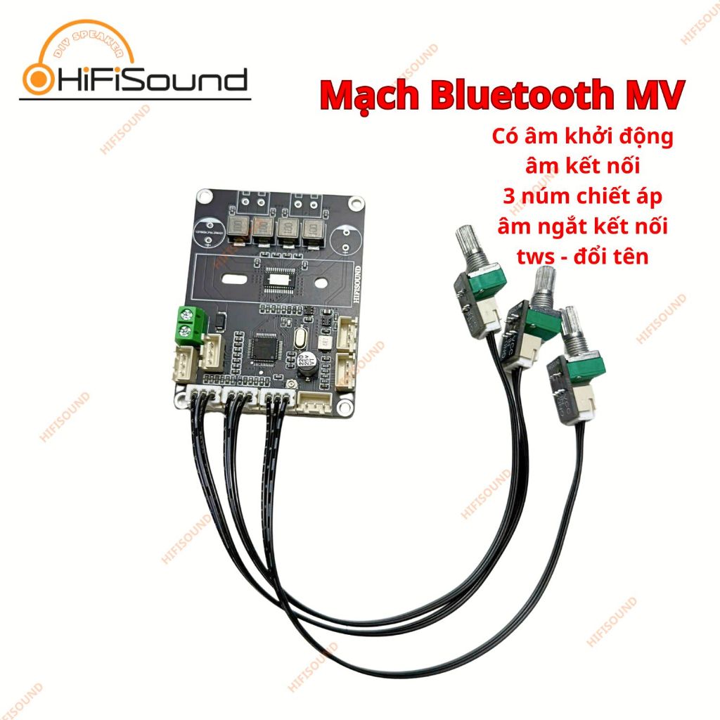 Bo bluetooth H100 MV Silicon dùng để ghép loa, học tập DSP
